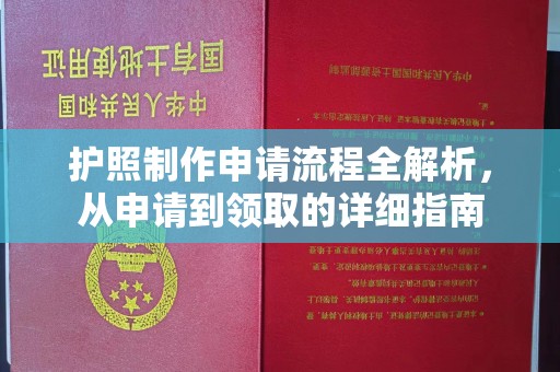 涧西护照制作申请流程全解析，从申请到领取的详细指南