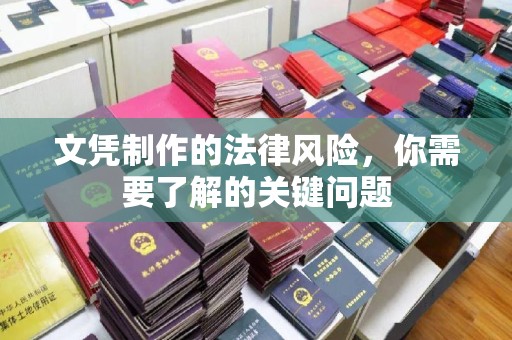 涧西文凭制作的法律风险，你需要了解的关键问题