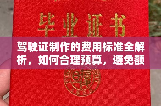 涧西驾驶证制作的费用标准全解析，如何合理预算，避免额外支出