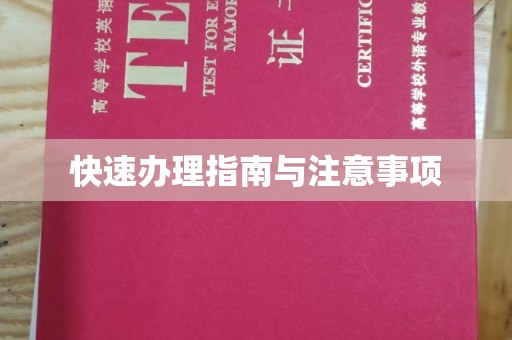 涧西快速办理指南与注意事项